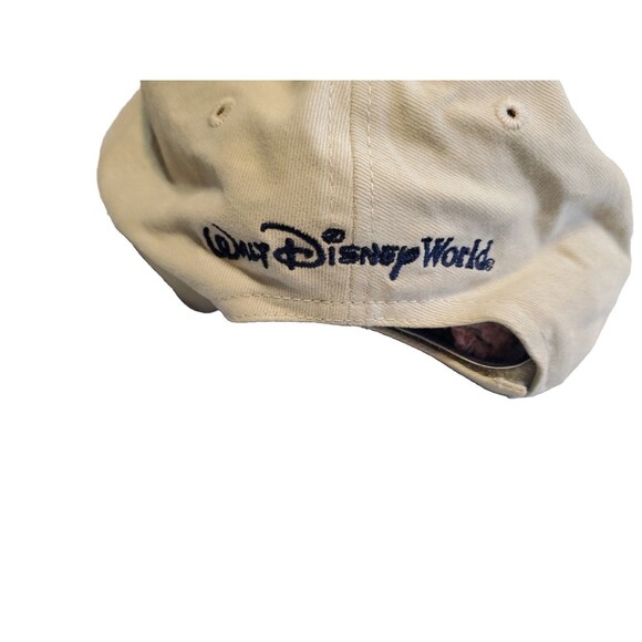 Disney 2007 Mickey Mouse Disneyland Resort Tan Embroidered Baseball Cap Hat - Picture 5 of 15